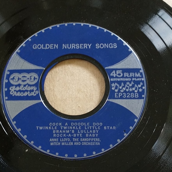 Vintage Golden Record 45 RPM Golden Nursery Songs - Picture 7 of 9